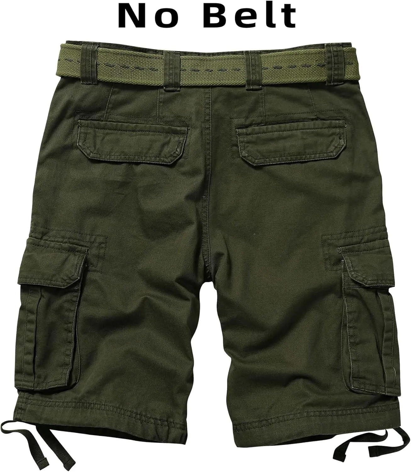 Camo Cargo Shorts for Men Cotton Casual Wild Outdoor Work Relaxed Fit Shorts with Multi-Pockets