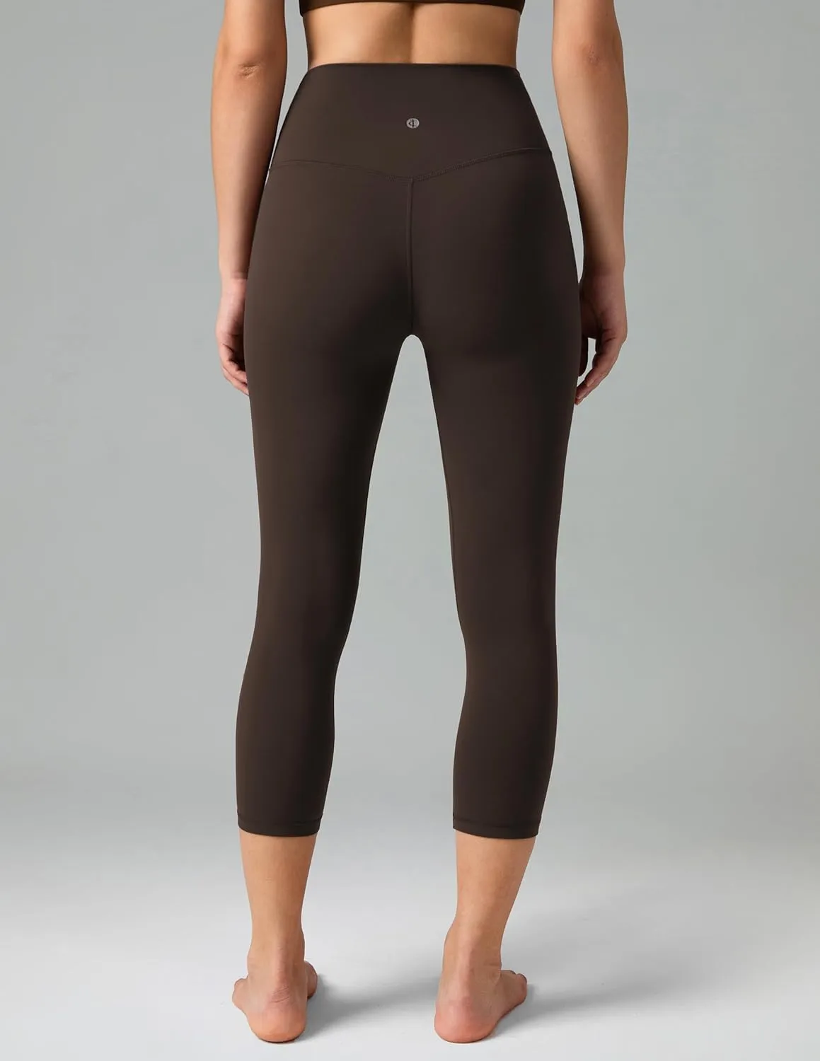 Colorfulkoala Dreamlux No Front Seam Leggings for Women High Waisted Capris 21" Inseam Yoga Pants