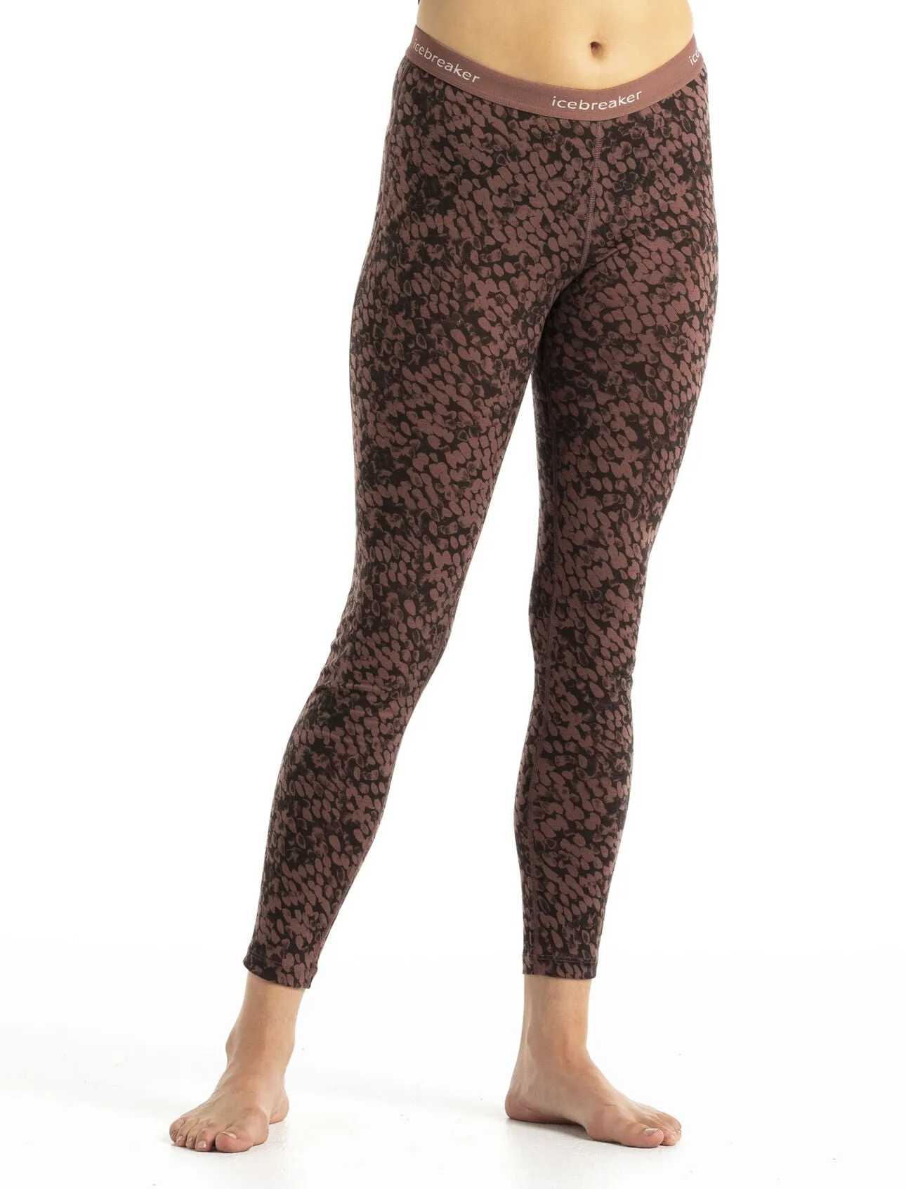 Icebreaker Women's Merino 200 Oasis Thermal Leggings Forest Shadows
